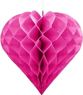 Italo Heart Shaped Decorative Paper 2-Piece Set, Pink