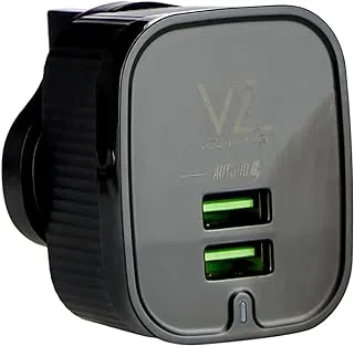 Voz 2.4A UK Travel Charger with Micro Cable