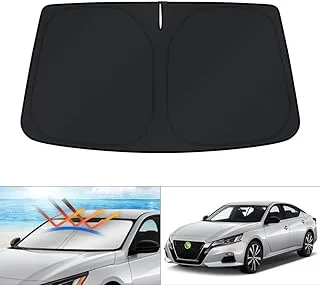 KUST Windshield Sun Shade for 2019-2023 Nissan Altima Accessories Sun Visor Window Shade Protector Foldable Blocks UV Rays Keep Your Car Cooler