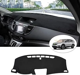 Cartist Flannel Dashboard Cover for Honda CR-V 2012-2016 CRV Dash Cover Nonslip Dashboard Mat Protector Sunshade No Glare