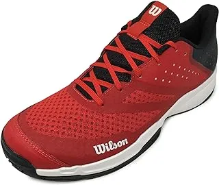 Wilson Men's Tennis Shoe, Red White Black, 10