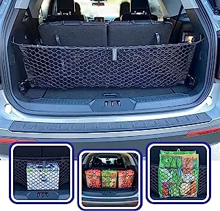 Envelope Style Trunk Mesh Cargo Net for Ford Explorer Base ST XLT 2020-2023 - Car Accessories - Premium Trunk Organizers and Storage - Cargo Net for SUV - Vehicle Carrier Organizer for Ford Explorer