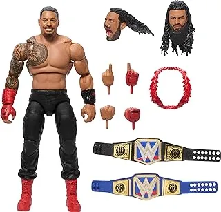 مجموعة شخصيات الحركة وإكسسوارات WWE Ultimate Edition Roman Reigns، مقاس 15.24 سم، قابلة للتجميع، 30 نقطة مفصلية