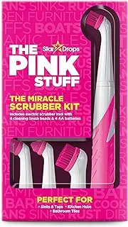 Stardrops - The Pink Stuff - The Miracle Scrubber Kit - 4 Cleaning Brush Heads