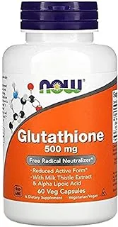 Now Foods Glutathione 500mg 60 Veg Capsules