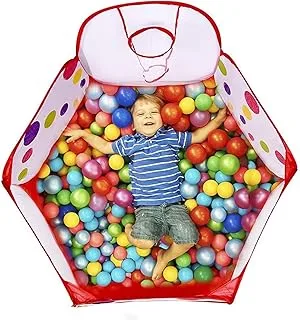 Toddler Play Tent Sea Ball Pool with Mini Basketball