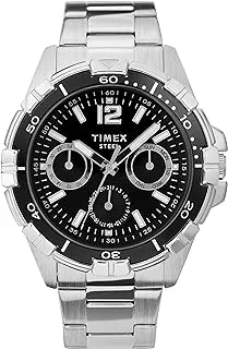 Timex Men's Dress Multi-Function Steel 45mm Watch