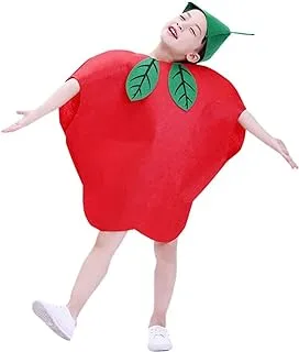 ELECDON Kids Fruits Vegetables And Nature Costumes Suits And Hat Fancy Dress Party Boys And Girls Fruits Costume Suit with Hat