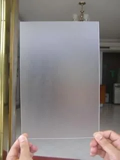 BPA® Acrylic Sheet 2Mm Clear Frosted/Matt Plexiglass (12 X 12 Inch / 12