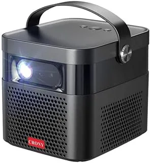 CRONY K5 Upright Projector With Bt Speaker 3D Smart Dlp Projector 800 Ansi Lumens 1080P Portable Outdoor Dlp 4K Projector