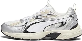 Axis, Male/Unisex Low Boot,Warm White-PUMA White-PUMA Silver, 35.5 EU