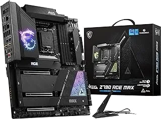 اللوحة الأم MSI MEG Z790 Ace Max DDR5 E-ATX، مجموعة شرائح Intel Z790، 1x Type-C DisplayPort، 3x فتحة PCI-E x16، 5x M.2، Wi-Fi 7 - أسود