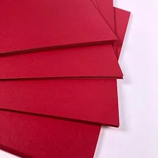 bpa 15 Sheets, 200Gsm Art Card Smooth A3, 29.7 x 42 Cm Red