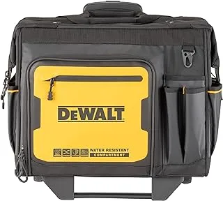 DEWALT Tool Bag with Wheels, Tool Storage and Organization, Durable and Water Resistant, 18 Inch (DWST560107)