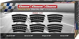 Carrera 20573 Curve 3/30, 6 pcs, Digital 124/132 and Analog