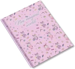 Ambar 80 Sheets 70 GSM Magical World Spiral Note Book, A5 Size