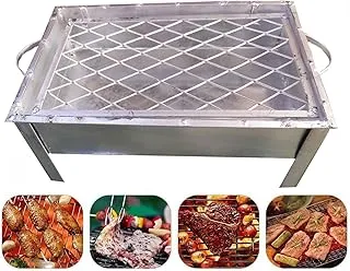 GO2CAMPS M1 Barbeque Grill with 2 kg Coal and 6 Skewers