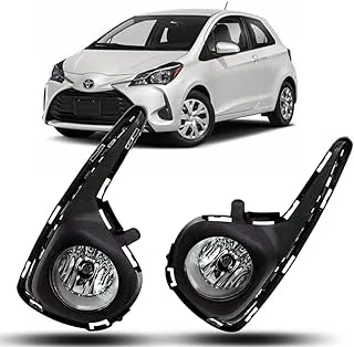 Winjet Compatible with [2018-2019 Toyota Yaris] Driving Fog Lights + Switch + Wiring Kit