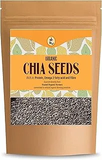 Rootz Organics Chia Seeds Organic 250g - Nutrient Rich Superfood 100% Pure Seeds Whole 250 g