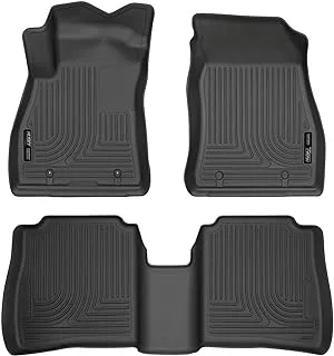 Husky Liners Weatherbeater Series | Front & 2nd Seat Floor Liners - Black | 95631 | Fits 2014-2019 Nissan Sentra 3 Pcs