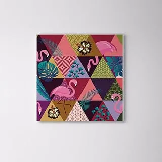 bpa Triangles Gala With Animation Canvas Wall Art Painting Wallart Canvas - 80 X 80 Cm