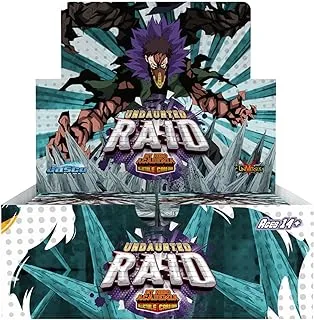 My Hero Academia Collectible Card Game Series 5: Undaunted Raid Booster Display - Contains 24 Expansion Packs of 11-Cards, Trading Card Game