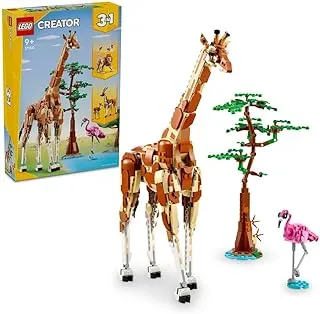 مجموعة ألعاب مكعبات بناء LEGO® Creator 3in1 Wild Safari Animals 31150؛ ألعاب للأولاد والبنات والأطفال (780 قطعة)