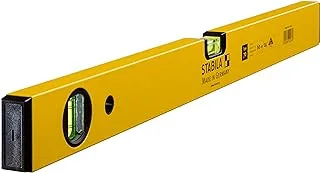 Stabila 02284 70-60 Single Plumb Spirit Level 2 Vial 60cm Type 70, Yellow/Black