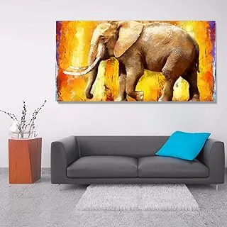 The golden one, Canvas wall art, Gold, Canvas, 1 Piece, 100 x 50 cm By(BPA®)