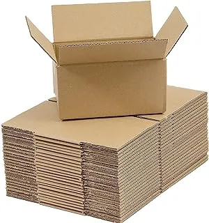 AL FAKHAMA 10x9x6 Corrugated 5 PLY Cardboard Boxes, Small 10