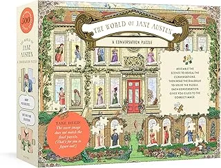 The World of Jane Austen: A Conversation Puzzle: 500-Piece Puzzle: Jigsaw Puzzle for Adults