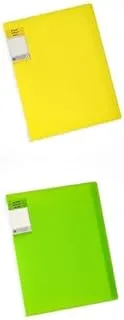 Maxi DISPLAY BOOK 60 POCKET YELLOW + DISPLAY BOOK 60 POCKET GREEN