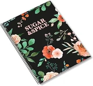 Ambar 80 Sheets 70 GSM Sugar and Spice Spiral Note Book, A5 Size