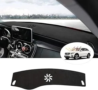 Cartist Suede Dash Mat for Mercedes Benz GLC 2016-2021 2022 Dash Cover Nonslip Dashboard Mat Protector Sunshade No Glare