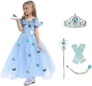 Girls' Deluxe Pretend Play Princess Dress Set with Matching Accessories - Spark Imagination and Royal Adventures