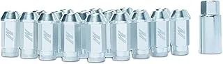 Mishimoto MMLG-15-LOCKSL Aluminum Locking Lug Nuts, M12 x 1.5, Silver