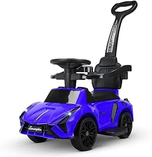 Baybee Kids Ride on Car for Baby with Music, Light & Parental Handle | Kids car Baby Push Car Ride on Toys Car for Kids Toddlers | Baby Car Suitable for Kids to 1 to 3 Years Boys Girls (Blue)