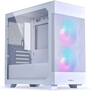 Lian-Li LANCOOL 205M Mesh Micro-ATX-Gehäuse, Tempered Glass - weiß