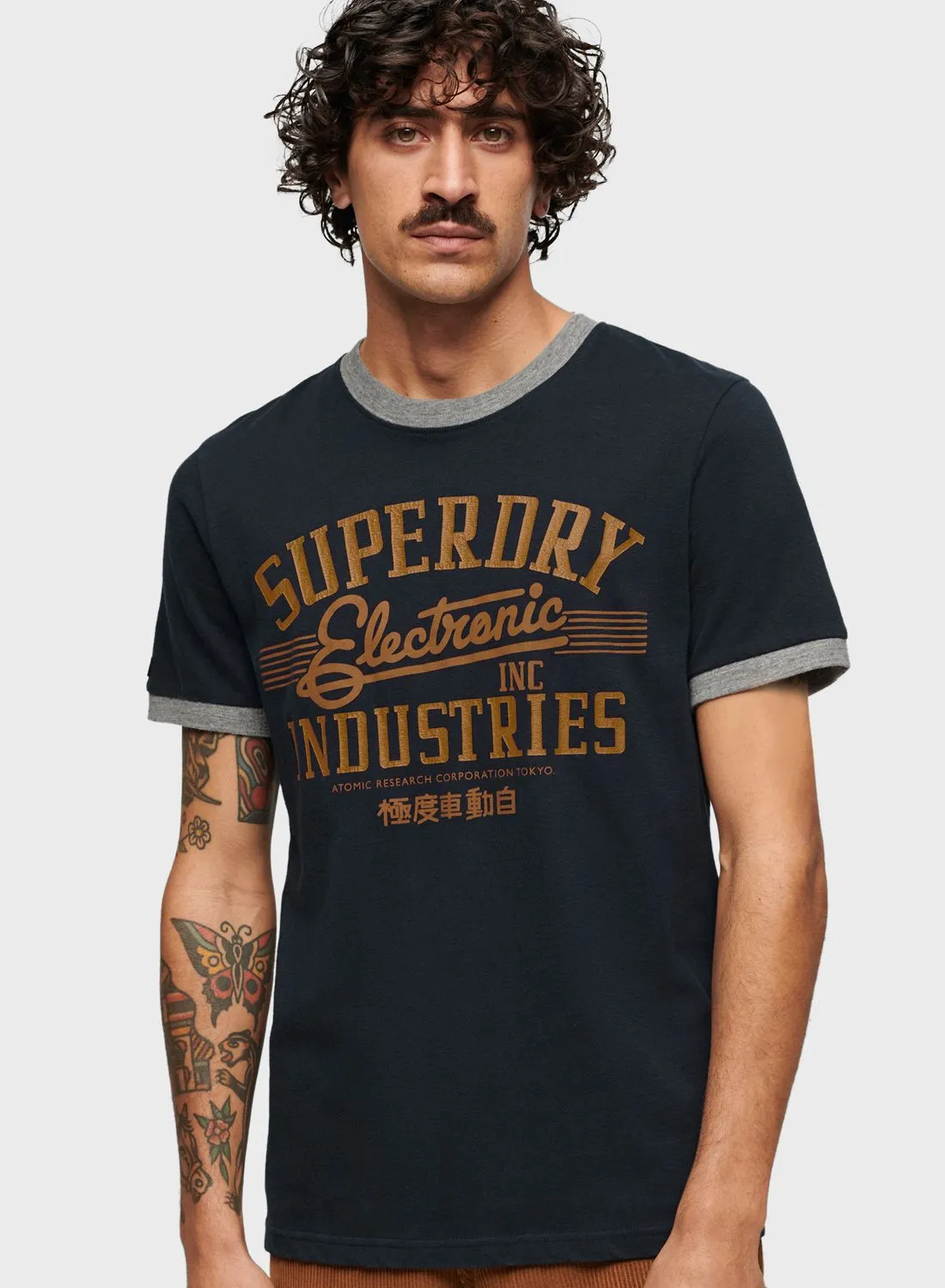 Superdry Slogan Crew Neck T-Shirt