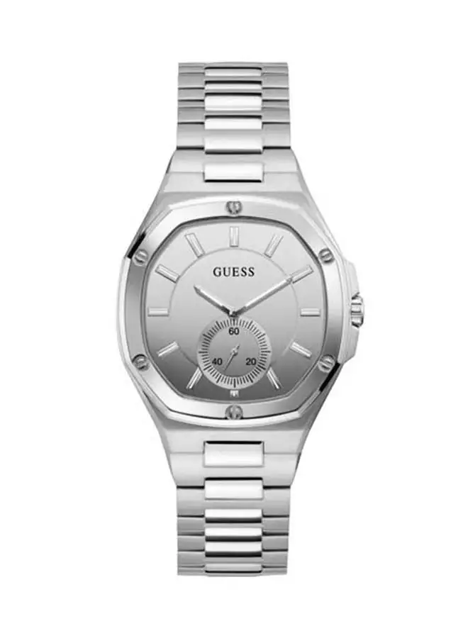 GUESS Women's Brushed/Polished Stainless Steel Bracelet Watch GW0310L1