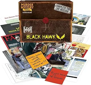 Murder Mystery Party Case Files: Mission Black Hawk for 1 or More Players Ages 14 and Up