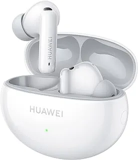 HUAWEI FreeBuds 6i, Intelligent Dynamic ANC 3.0, Punchy Bass, Fast Charging, Longer Listening, Distraction-Free Calling, IP54 Sweat- and Water-resistance, Dual-Device Connection, White