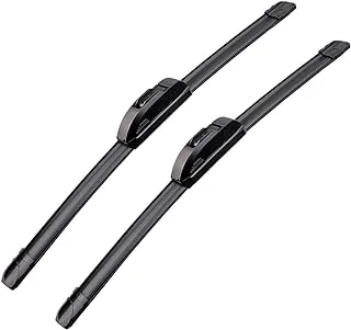 ZIXMMO OEM Quality 22in + 22in Premium All-Season Windshield Wiper Blades for Original Equipment Replacement(Set of 2)