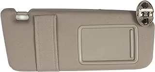 Ezzy Auto Beige Right Passenger Side Sun Visor fit for Camry with Sunroof 2007 2008 2009 2010 2011