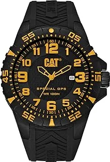 Caterpillar CAT Special OPS 2 Black/Yellow Men Watch, 45.5 mm case (K3.121.21.117)