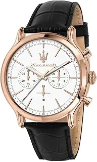 Maserati Epoca 42 mm Chronograph Men's Watch, Silver