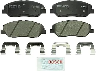 مجموعة وسادات الفرامل القرصية الخزفية الفاخرة من BOSCH BC1202 - متوافقة مع سيارات Hyundai Entourage وSanta Fe وSanta Fe XL؛ كيا سيدونا؛ أمام