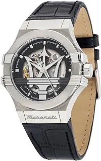 Maserati Men's R8821108001 Potenza Analog Display Quartz Black Watch