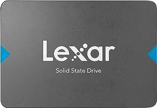 محرك أقراص الحالة الصلبة الداخلي Lexar 480GB NQ100 SSD 2.5 بوصة SATA III، سرعة قراءة تصل إلى 550 ميجابايت/ثانية، رمادي (LNQ100X480G-RNNNU)