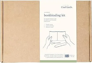 OurHands Bookbinding Kit by - Includes Tools, Instructions and Premium Paper to Make Three Types of Notebook